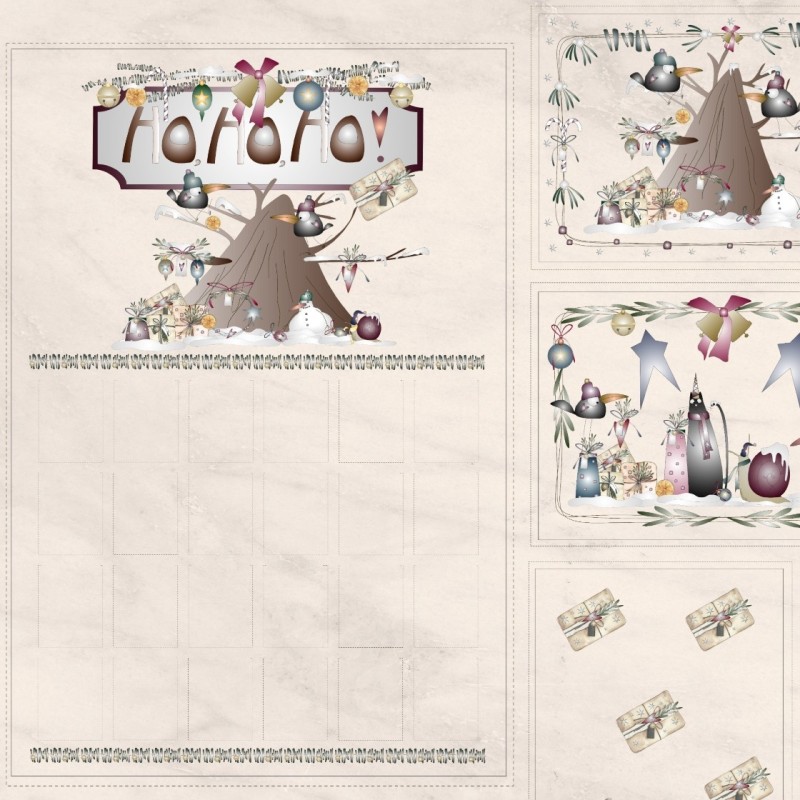 Panel It's snowing - calendario de Adviento M.J. Jenek