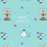 Tela americana Snoopy Winter Wonderland