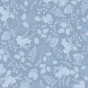 Tela americana Christmas Shimmer - azul