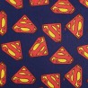 Tela de patchwork logo Superman azul - 3