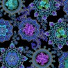 Tela americana Opulent Florals mandalas