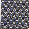 Retal 62cm tela de algodón waves azul