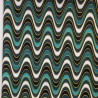 Retal 80cm tela de algodón waves turquesa