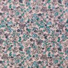 RETAL 95cm Popelín de algodón flor liberty rosa