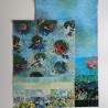 Pack de 10 retales telas americanas birds blue
