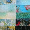 Pack de 10 retales telas americanas birds blue - 2