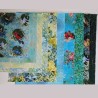Pack de 10 retales telas americanas birds blue - 3