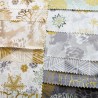 Pack de 12 retales telas americanas winter gold