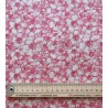 Lino grueso estampado flores